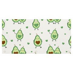 Cute Seamless Pattern With Avocado Lovers Banner And Sign 6  X 3  by Ket1n9