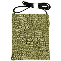 Aligator Skin Shoulder Sling Bag by Ket1n9