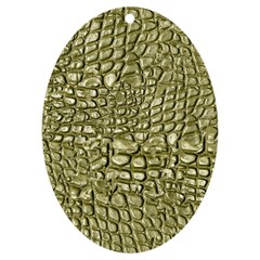 Aligator Skin Uv Print Acrylic Ornament Oval by Ket1n9