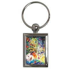 Multicolor Anime Colors Colorful Key Chain (rectangle) by Ket1n9