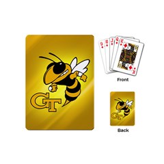 Georgia Institute Of Technology Ga Tech Playing Cards Single Design (mini) by Ket1n9