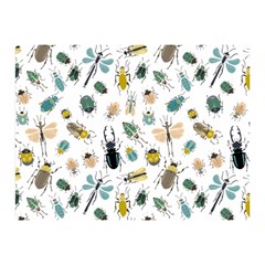 Insect Animal Pattern Two Sides Premium Plush Fleece Blanket (mini) by Ket1n9