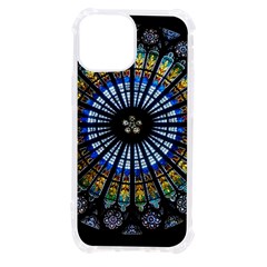 Stained Glass Rose Window In France s Strasbourg Cathedral Iphone 13 Mini Tpu Uv Print Case