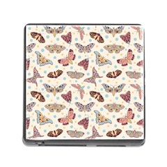 Pattern With Butterflies Moths Memory Card Reader (square 5 Slot) by Ket1n9