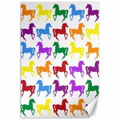 Colorful Horse Background Wallpaper Canvas 20  X 30 