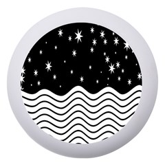 Black And White Waves And Stars Abstract Backdrop Clipart Dento Box With Mirror