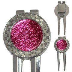 Pink Glitter 3-in-1 Golf Divots