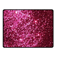 Pink Glitter Fleece Blanket (small) by Hannah976
