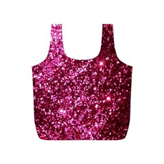 Pink Glitter Full Print Recycle Bag (s) by Hannah976