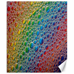 Bubbles Rainbow Colourful Colors Canvas 20  X 24 