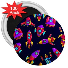 Space Patterns 3  Magnets (100 Pack)