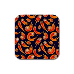 Space Patterns Pattern Rubber Square Coaster (4 Pack)