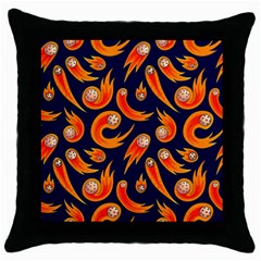 Space Patterns Pattern Throw Pillow Case (black)