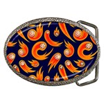 Space Patterns Pattern Belt Buckles Front