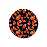 Space Patterns Pattern Rubber Coaster (Round) Front