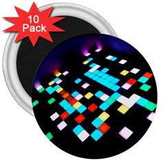 Dance Floor 3  Magnets (10 Pack) 