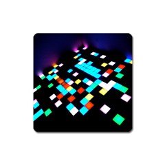 Dance Floor Square Magnet