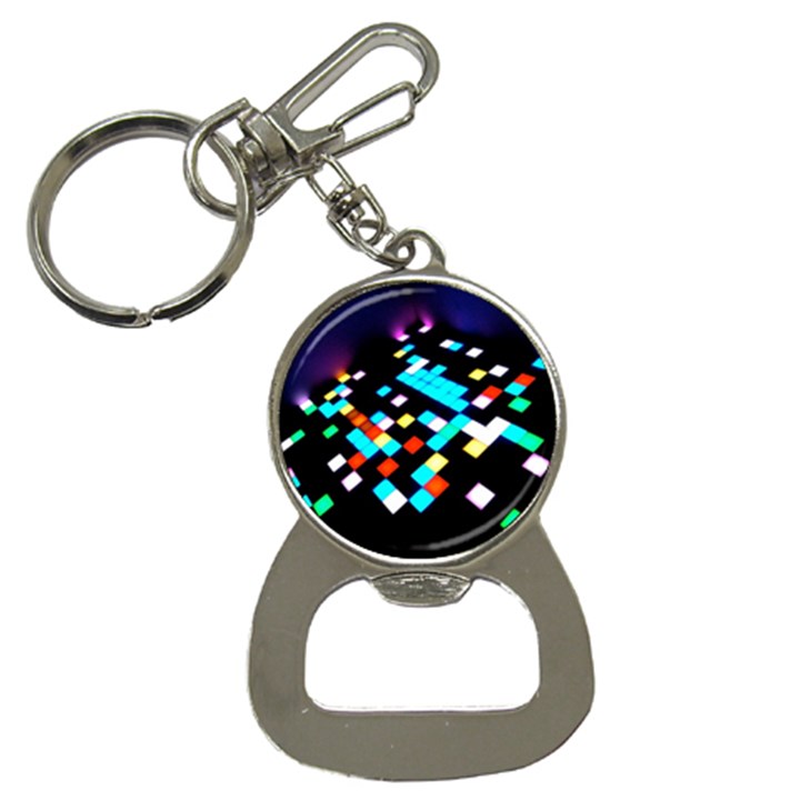 Dance Floor Bottle Opener Key Chain