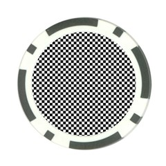 Black And White Checkerboard Background Board Checker Poker Chip Card Guard