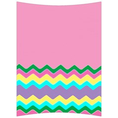 Easter Chevron Pattern Stripes Back Support Cushion