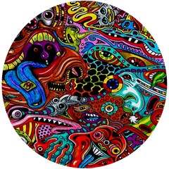 Vector Art Pattern - Uv Print Round Tile Coaster by Hannah976