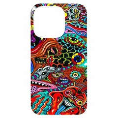 Vector Art Pattern - Iphone 14 Pro Black Uv Print Case by Hannah976