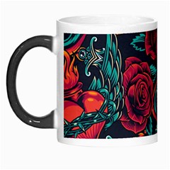 Vintage Flash Tattoos Designs Seamless Pattern Morph Mug