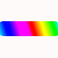 Multi Color Rainbow Background Large Bar Mat by Hannah976