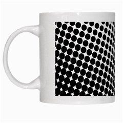 Background-wallpaper-texture-lines Dot Dots Black White White Mug