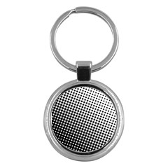 Background-wallpaper-texture-lines Dot Dots Black White Key Chain (round)