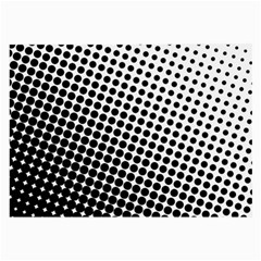 Background-wallpaper-texture-lines Dot Dots Black White Large Glasses Cloth (2 Sides)