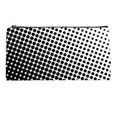 Background-wallpaper-texture-lines Dot Dots Black White Pencil Case