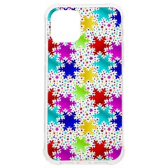 Snowflake Pattern Repeated Iphone 12/12 Pro Tpu Uv Print Case by Hannah976