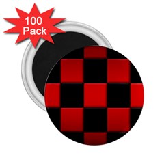 Black And Red Backgrounds- 2 25  Magnets (100 Pack) 