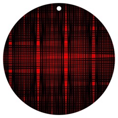 Black And Red Backgrounds Uv Print Acrylic Ornament Round by Hannah976