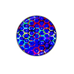 Blue Bee Hive Pattern Hat Clip Ball Marker (10 Pack) by Hannah976