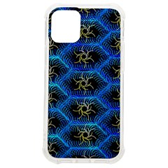 Blue Bee Hive Pattern Iphone 12 Mini Tpu Uv Print Case	 by Hannah976