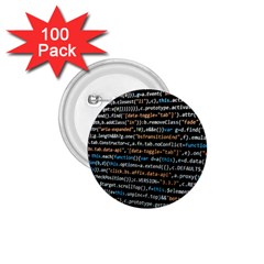 Close Up Code Coding Computer 1 75  Buttons (100 Pack) 