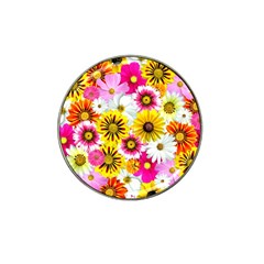 Flowers Blossom Bloom Nature Plant Hat Clip Ball Marker (4 Pack)