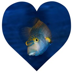 Fish Blue Animal Water Nature Wooden Puzzle Heart by Hannah976