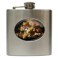 Abundance Of Fruit Severin Roesen Hip Flask (6 Oz)