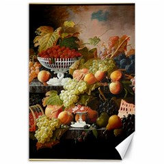 Abundance Of Fruit Severin Roesen Canvas 24  X 36 