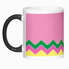 Easter Chevron Pattern Stripes Morph Mug