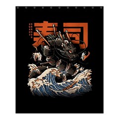 Sushi Dragon Japanese Shower Curtain 60  X 72  (medium)  by Bedest