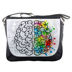 Brain Mind Psychology Idea Drawing Messenger Bag by Ndabl3x