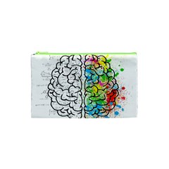 Brain Mind Psychology Idea Drawing Cosmetic Bag (xs) by Ndabl3x