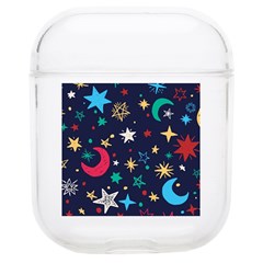 Colorful Background Moons Stars Soft Tpu Airpods 1/2 Case