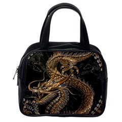 Fantasy Dragon Pentagram Classic Handbag (one Side)