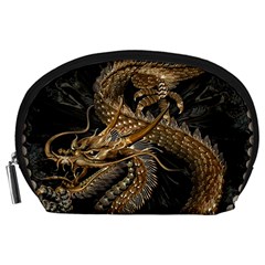 Fantasy Dragon Pentagram Accessory Pouch (large)