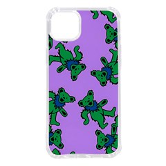 Grateful Dead Bears Iphone 14 Plus Tpu Uv Print Case by Cendanart